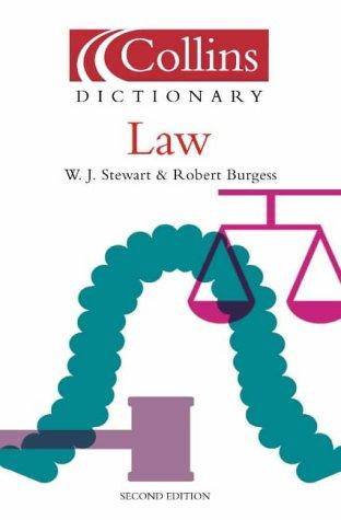 Cover for Collins Dictionary of Law