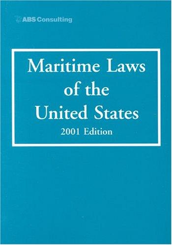 Cover for Maritime Laws of the United States