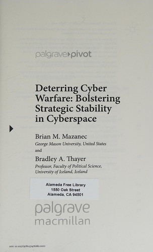 Cover for Deterring cyber warfare