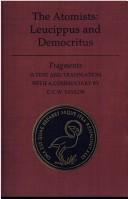 Cover for The atomists, Leucippus and Democritus