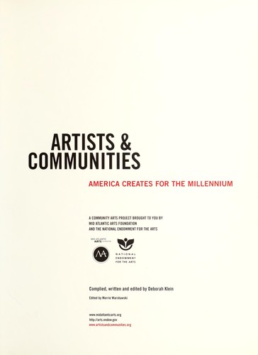 Cover for Artists & communities
