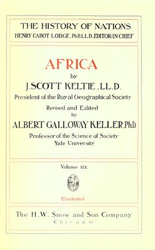 Cover for Africa