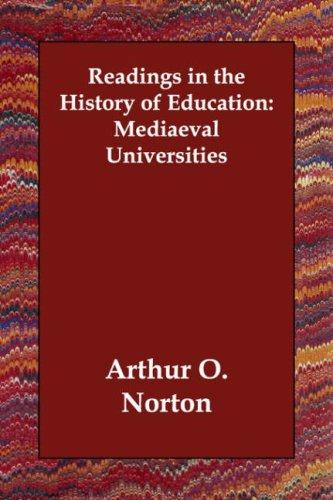 Cover for Readings in the History of Education