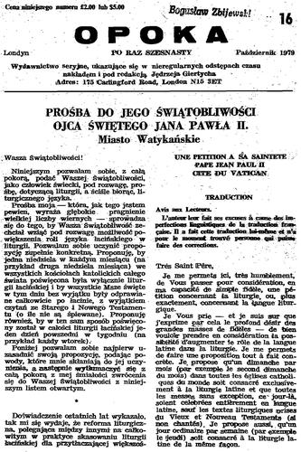 Cover for OPOKA 16