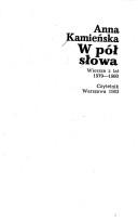 Cover for W pół  słowa