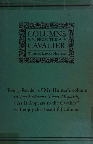 Cover for Columns from the Cavalier,
