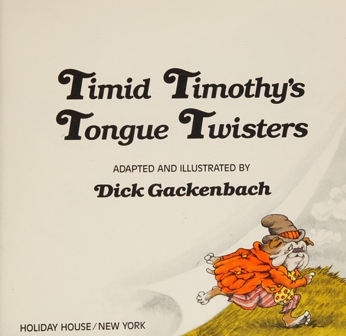 Cover for Timid Timothy's Tongue Twisters