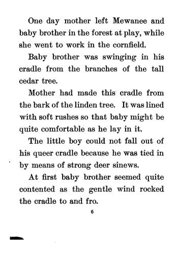 Cover for Mewanee, the little Indian boy