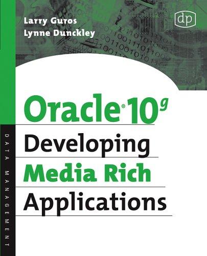 Cover for Oracle 10g Developing Media Rich Applications