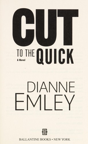 Cover for Cut to the quick