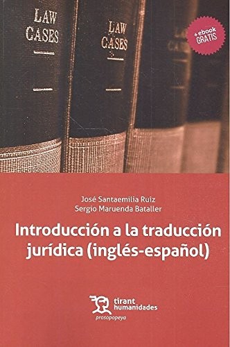 Cover for Introducción a la traducción jurídica