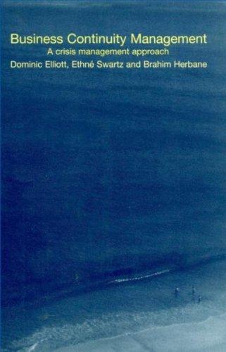 Cover for Business Continuity Management