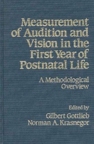 Cover for Measurement of audition and vision in the first year of postnatal life