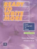 Cover for READY TO WRITE MORE:  FROM PARAGRAPH TO ESSAY