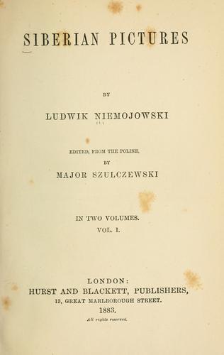Cover for Siberian pictures