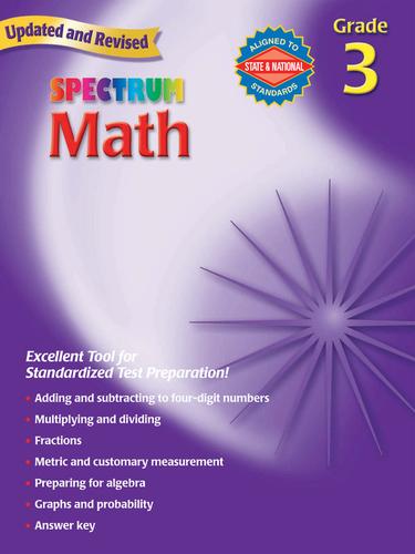 Cover for Spectrum Math, Grade 3