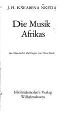 Cover for Die Musik Afrikas.