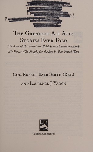 Cover for Greatest Air Aces Stories Ever Told