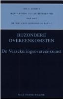 Cover for Bijzondere overeenkomsten.