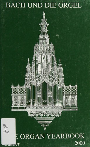 Cover for Bach und die Orgel