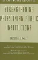 Cover for Strengthening Palestinian Public Institutions