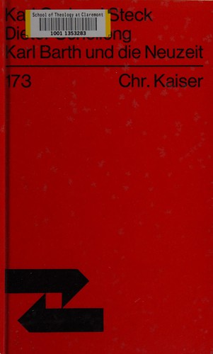 Cover for Karl Barth und die Neuzeit.