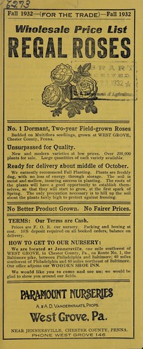 Cover for Regal roses wholesale price list