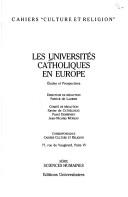 Cover for Les Universités catholiques en Europe