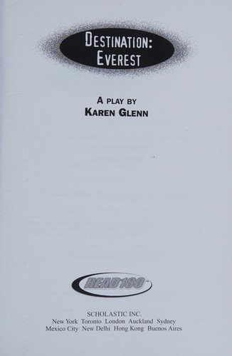 Cover for Destination