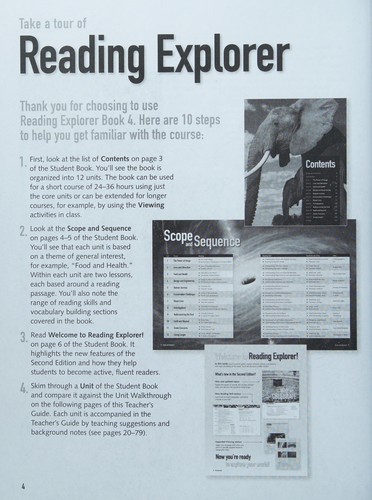 Cover for Reading Explorer 4 Teacher's Book