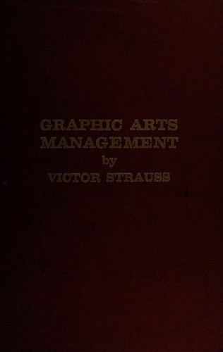 Cover for Graphic arts management.