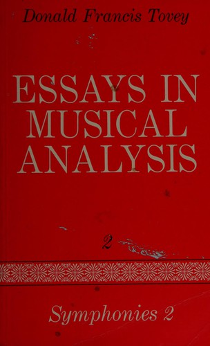 Cover for Essays in Musical Analysis, Volume 2