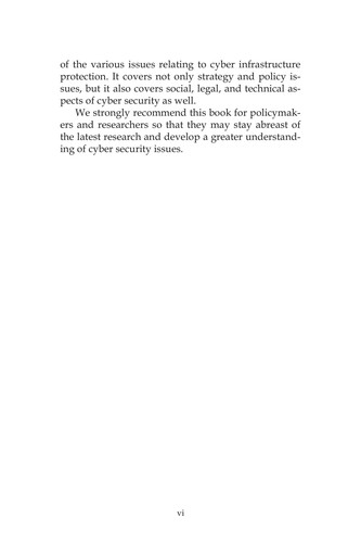 Cover for Cyber Infrastructure Protection