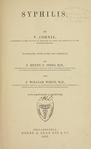 Cover for Syphilis.