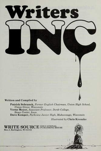 Cover for Writers Inc.
