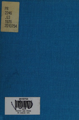 Cover for Poetry & prose