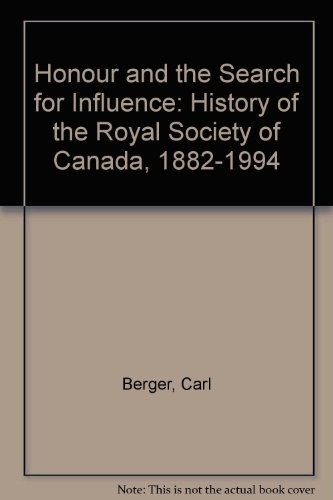 Cover for Honour and the search for influence