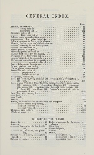 Cover for The flower-garden, or, Breck's book of flowers