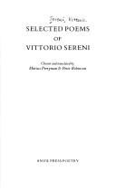 Cover for Selected poems of Vittorio Sereni