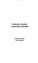 Cover for Economía, desastre y desarrollo sostenible