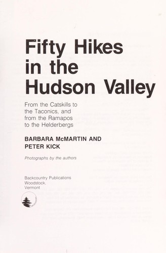 Cover for Fifty hikes in the Hudson Valley