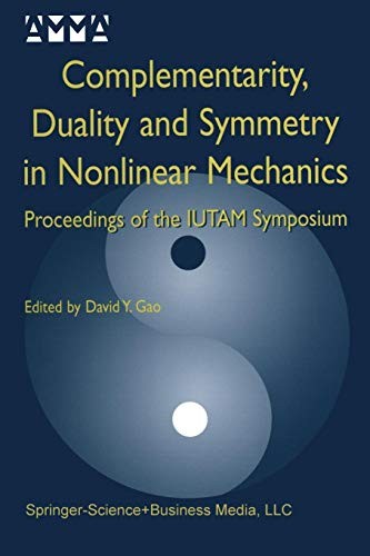 Cover for Complementarity, Duality and Symmetry in Nonlinear Mechanics