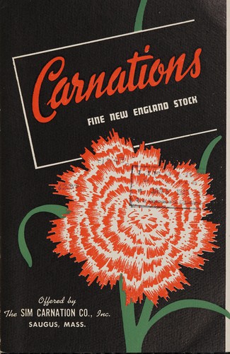 Cover for Carnations, fine New England stock