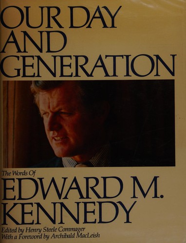 Cover for Our day and generation
