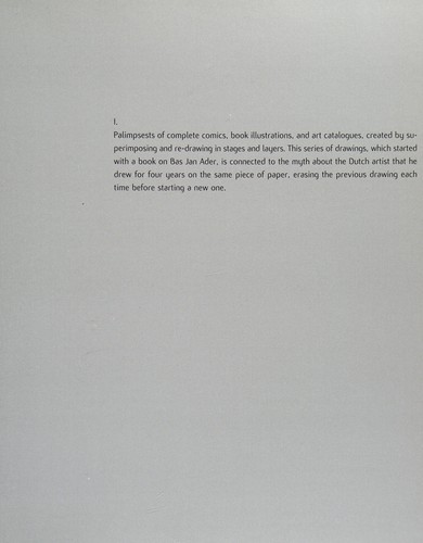 Cover for Drawings, 2015-2004