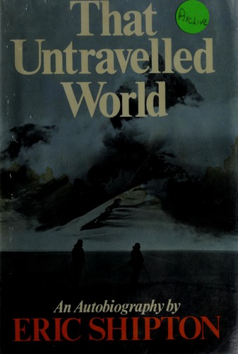 Cover for That untravelled world