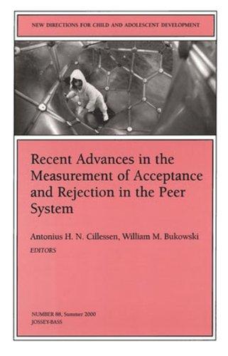 Cover for Recent Advances in the Measurement of Acceptance and Rejection in the Peer System