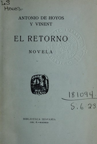 Cover for El Retorno