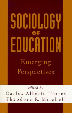 Cover for Sociology of education