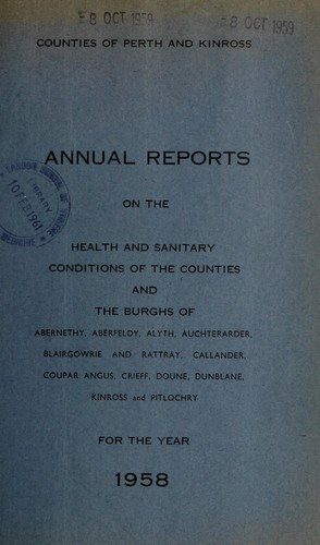 Cover for [Report 1958]